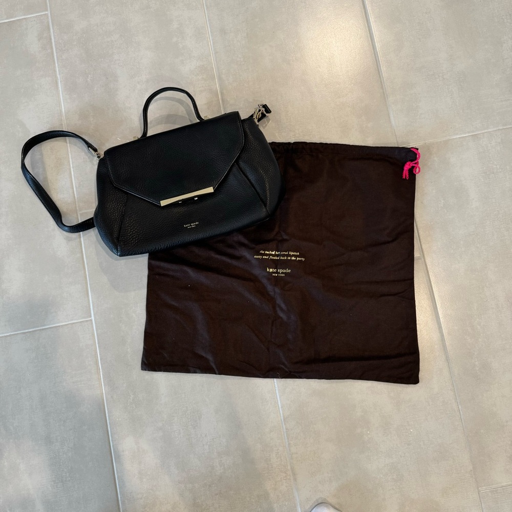 Kate Spade Black Leather Handbag